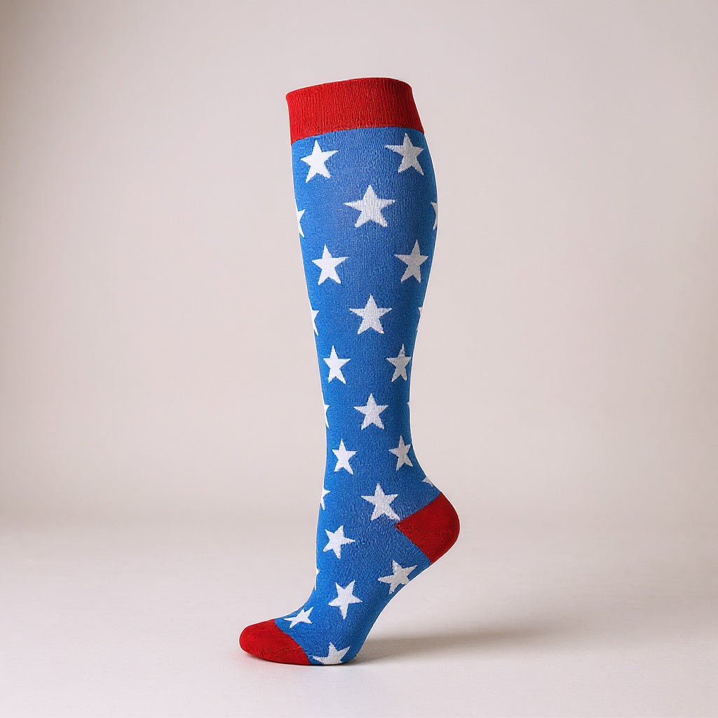 Graphic Compression Socks – Fun Prints, Comfy Legs