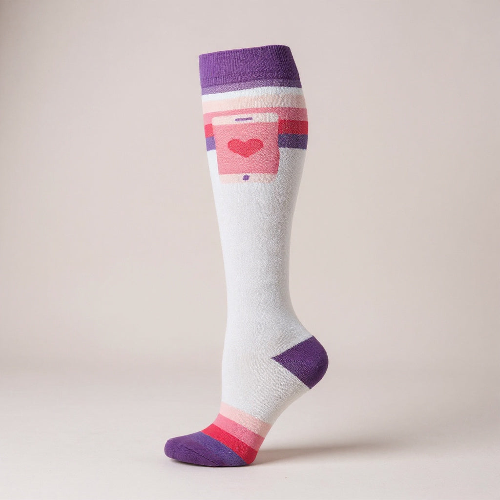 Graphic Compression Socks – Fun Prints, Comfy Legs