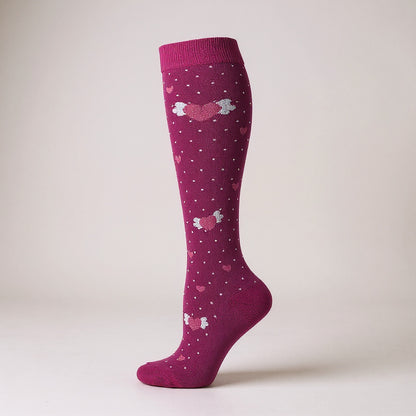 Graphic Compression Socks – Fun Prints, Comfy Legs