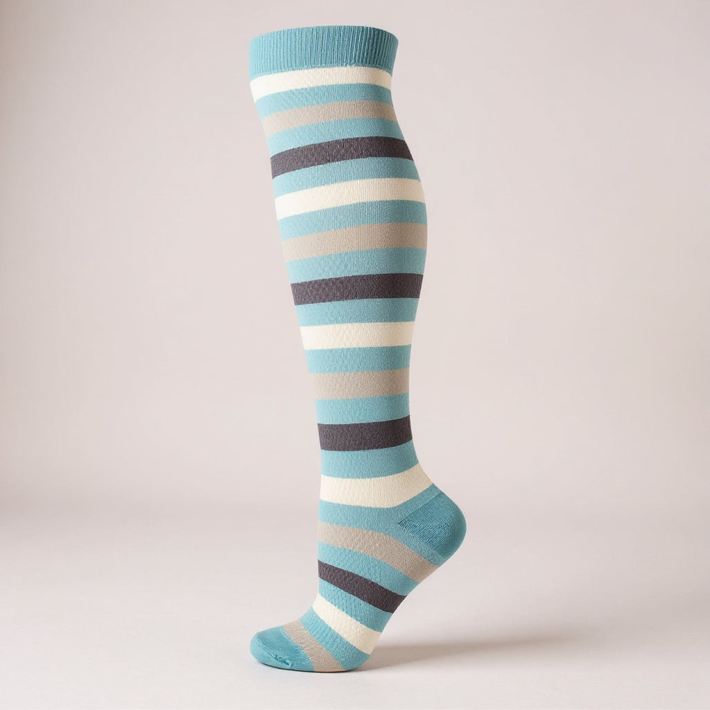 Striped Compression Socks – Comfy Legs, Classic Style