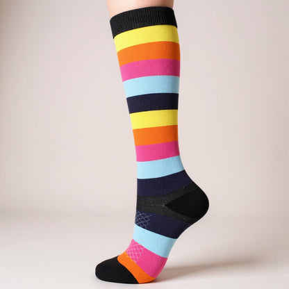 Striped Compression Socks – Comfy Legs, Classic Style