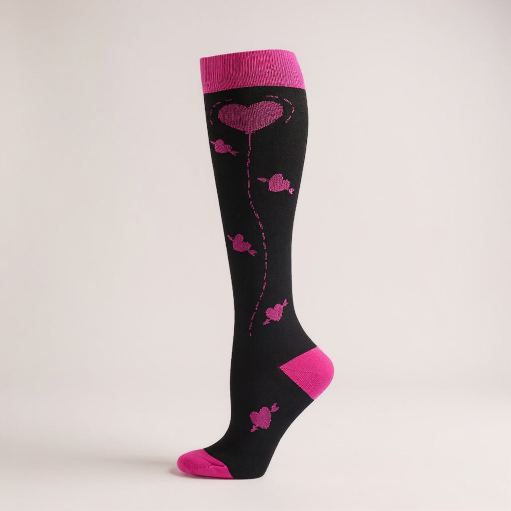 Graphic Compression Socks – Fun Prints, Comfy Legs