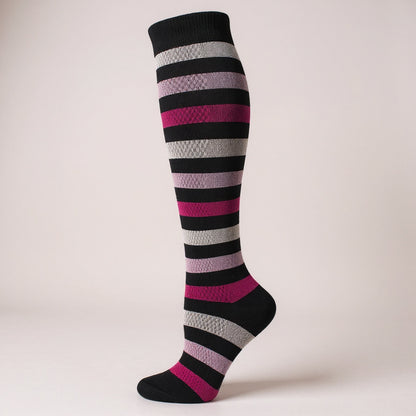 Striped Compression Socks – Comfy Legs, Classic Style