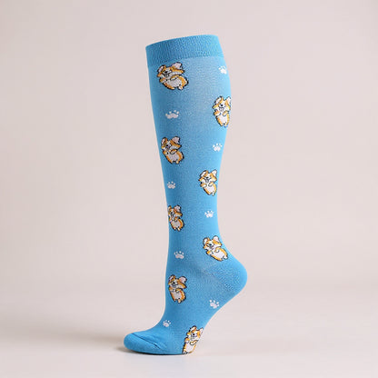 Graphic Compression Socks – Fun Prints, Comfy Legs