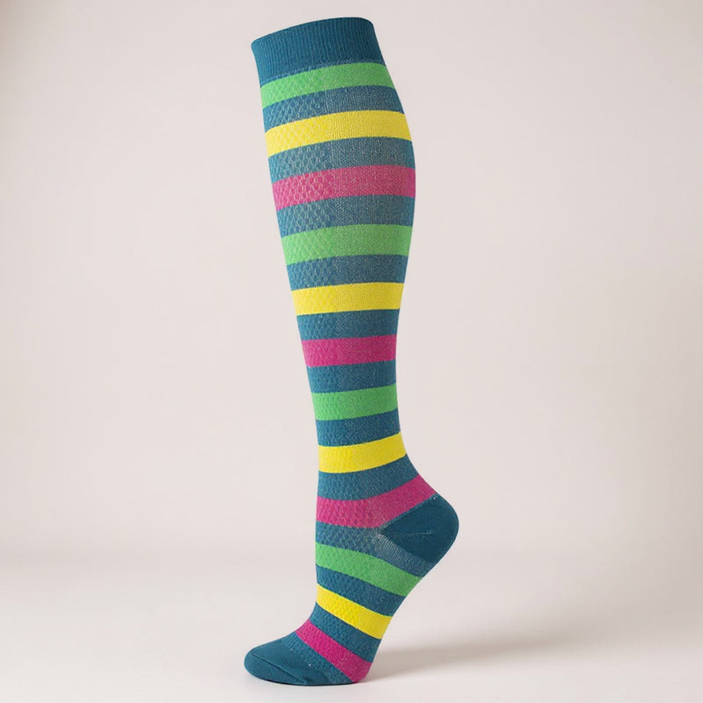 Striped Compression Socks – Comfy Legs, Classic Style